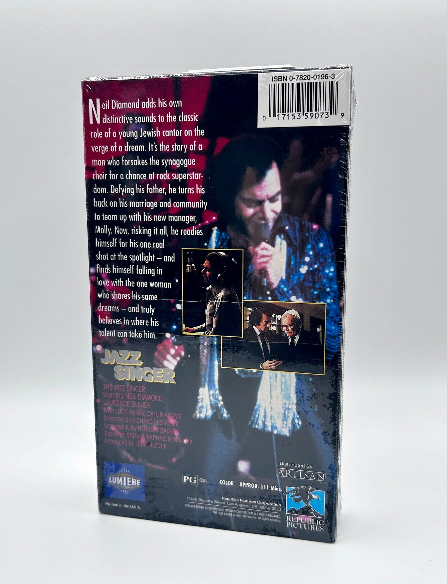 Jazz Singer Movie Neil Diamond VHS Sealed VHS 1980