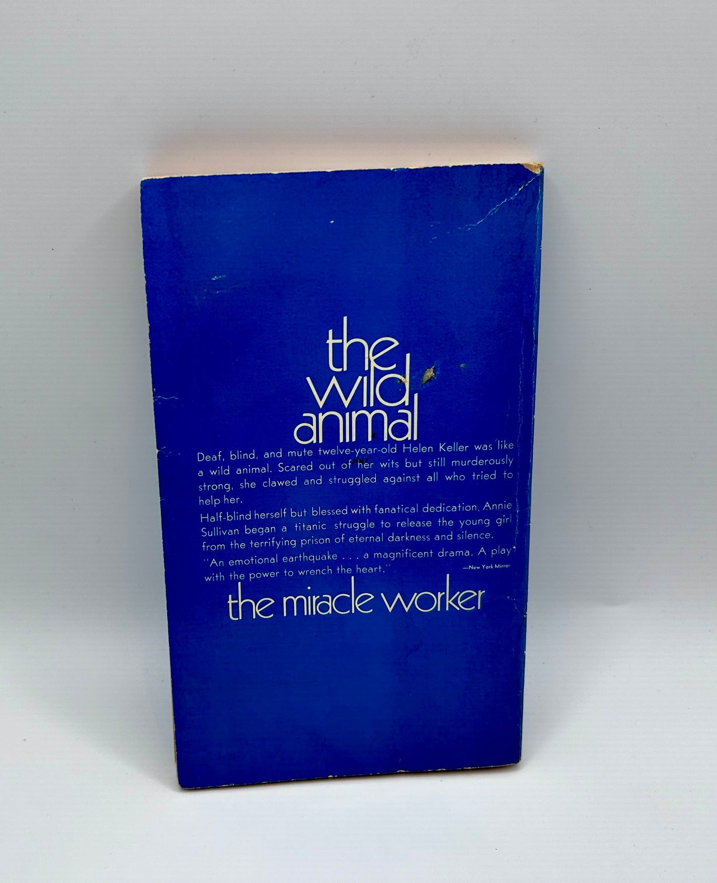 The Miracle Worker by William Gibson 1975 Paperback