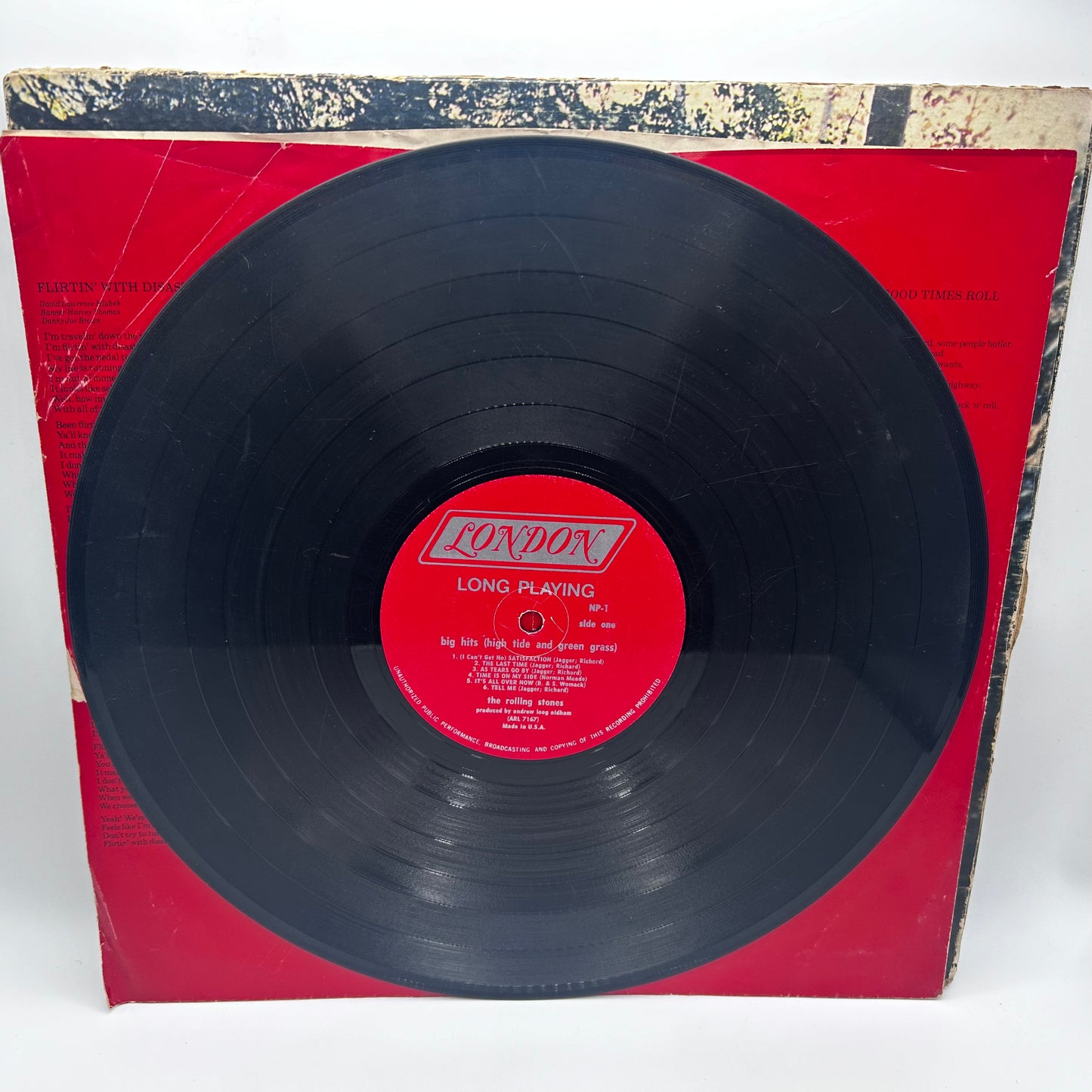 Rolling Stones - Big Hits High Tide And Green Grass 1966 LP Vinyl