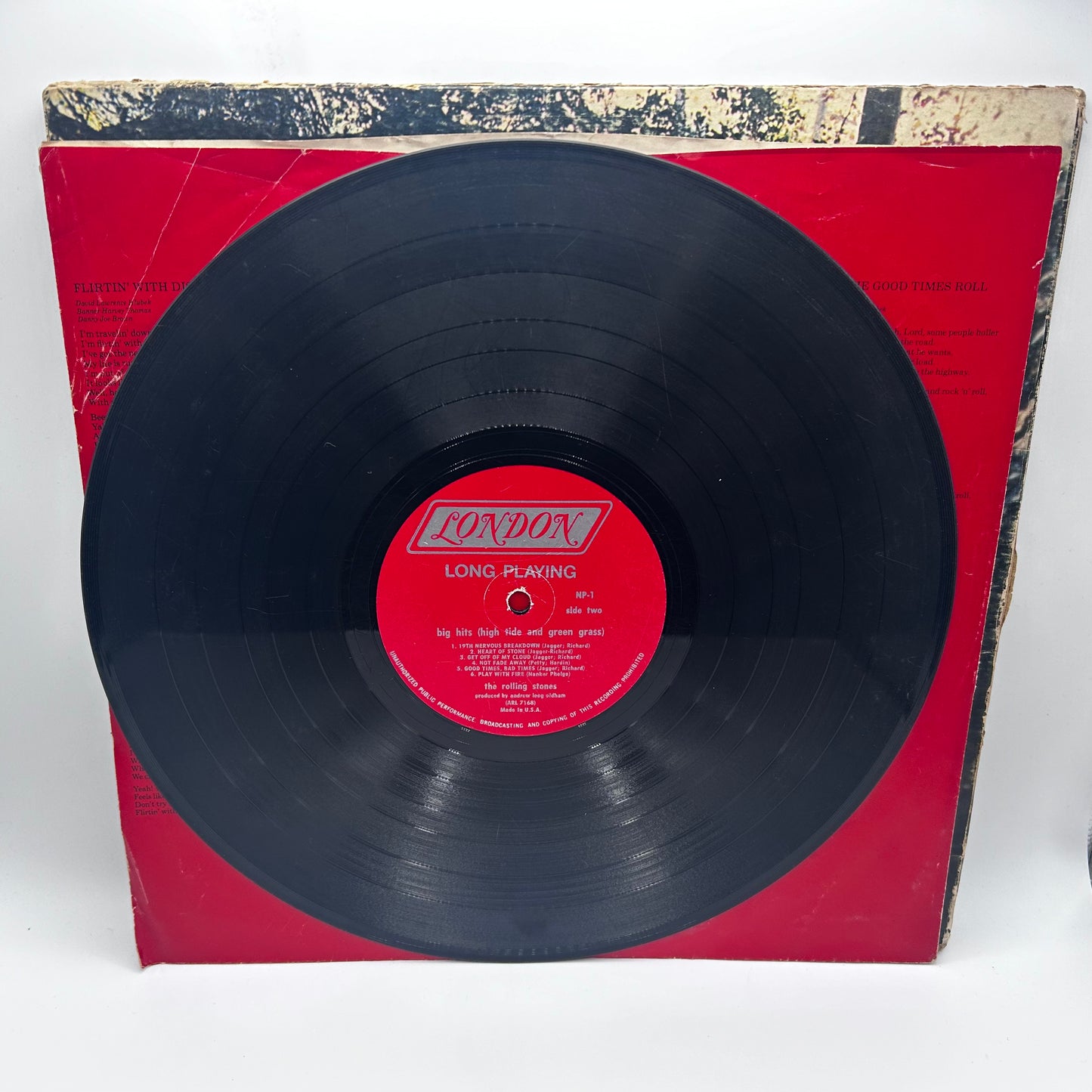 Rolling Stones - Big Hits High Tide And Green Grass 1966 LP Vinyl