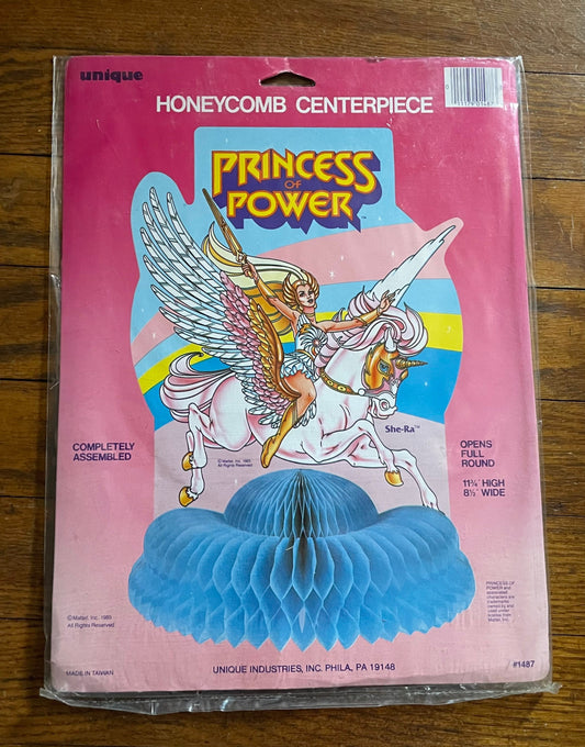 She-Ra Honeycomb Centerpiece 1985. RARE. Unopened!