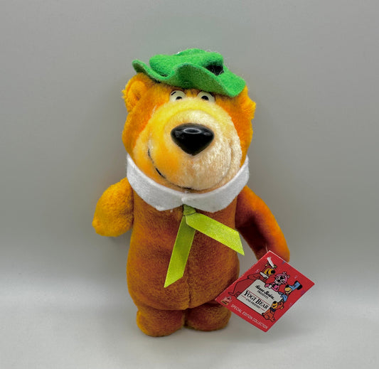 Yogi Bear Stuffed Wendys Vintage Plush Hanna Barbera with Tag