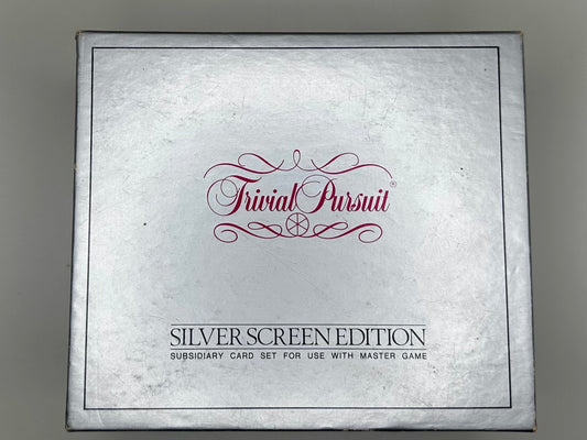 Vintage Trivial Pursuit 80s Silver Screen Edition Subsidiary Card Set Trivia Game