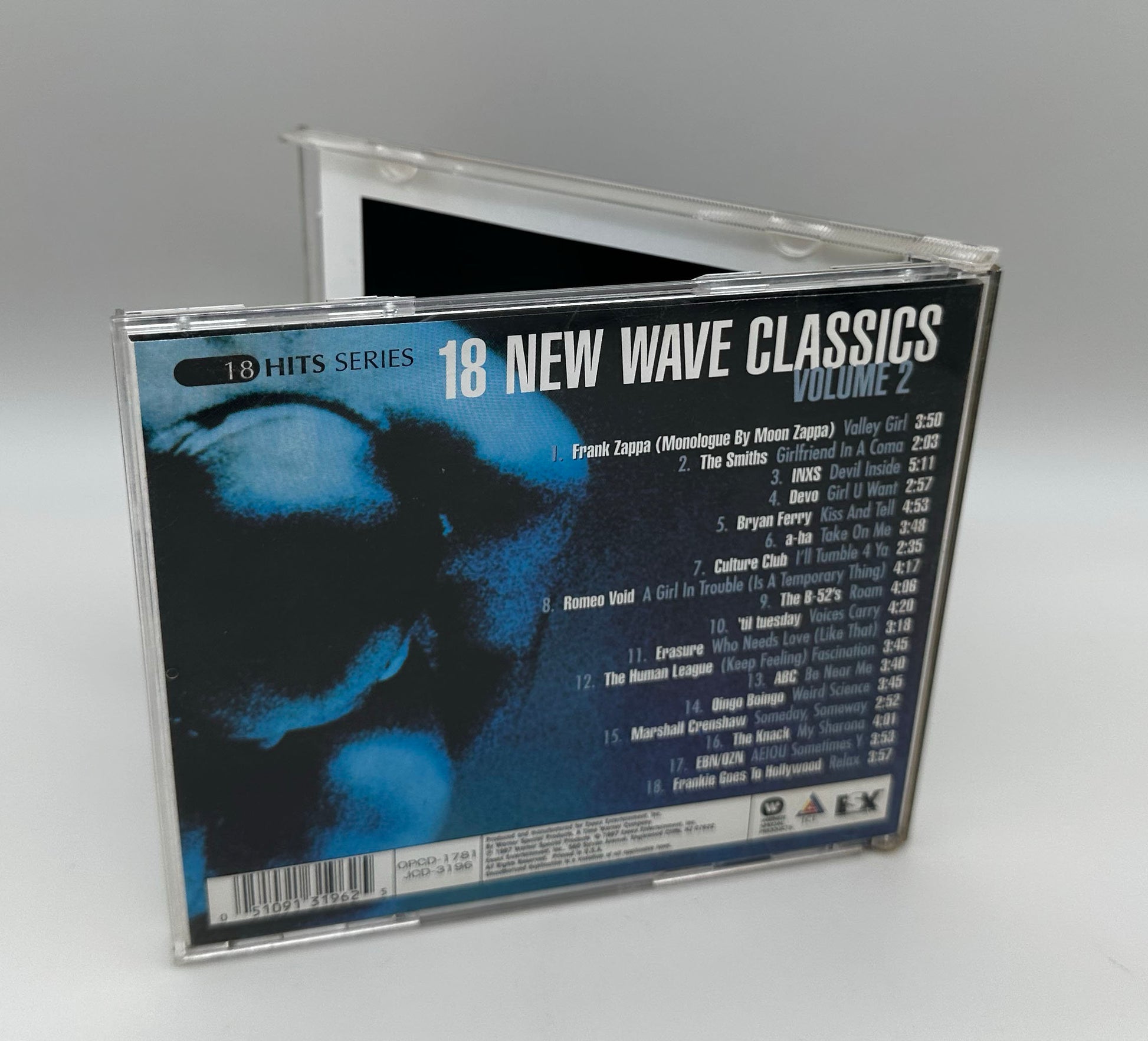 18 New Wave Classics Volume 2 (The Smiths, INXS, Erasure, Devo, Culture Club, Bryan Ferry) 1997 CD
