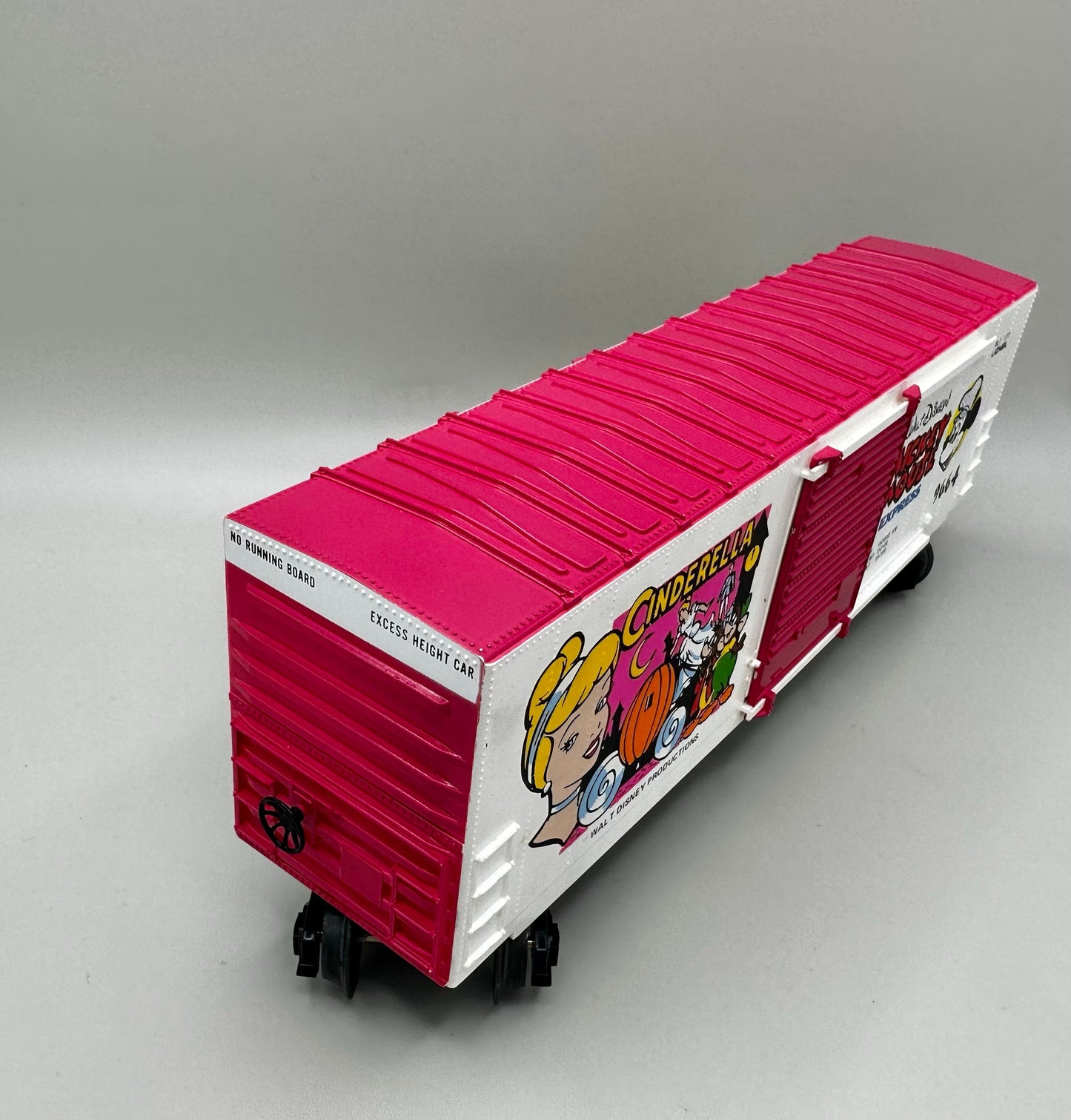 Lionel 9664 Cinderella Walt Disney Mickey Mouse Express Box Car RARE 0 Gauge