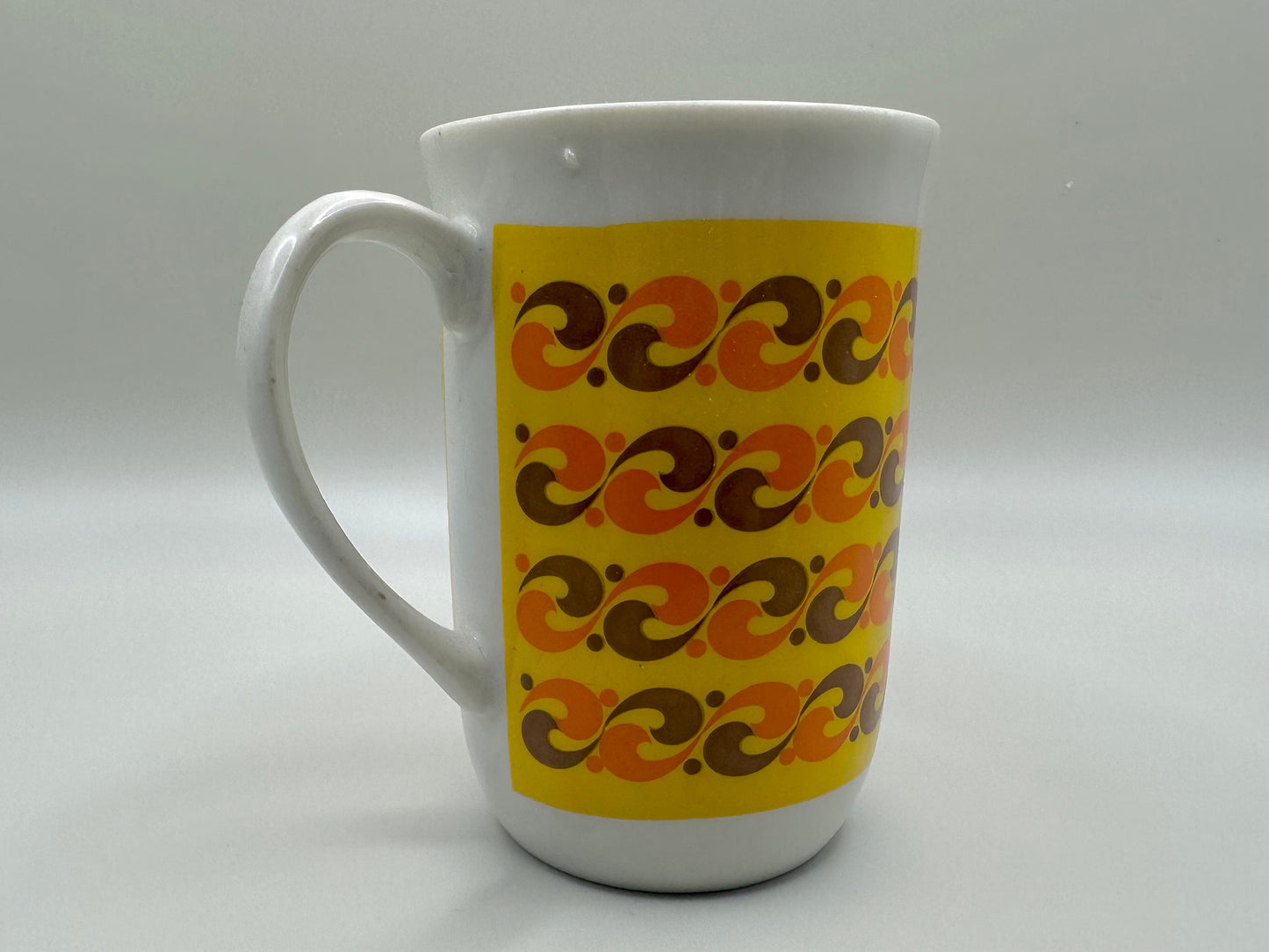 Goodwood Japan 8 oz Orange, Yellow and Brown Mug
