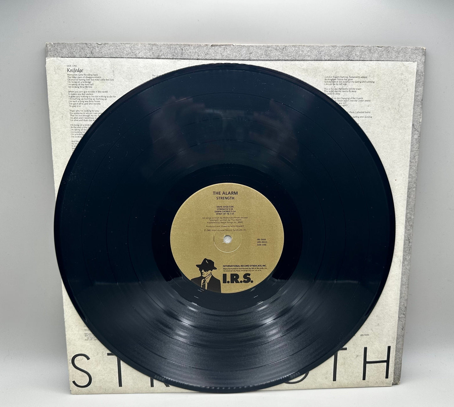 Alarm, The Strength 1985 Vinyl LP International Record Syndicate