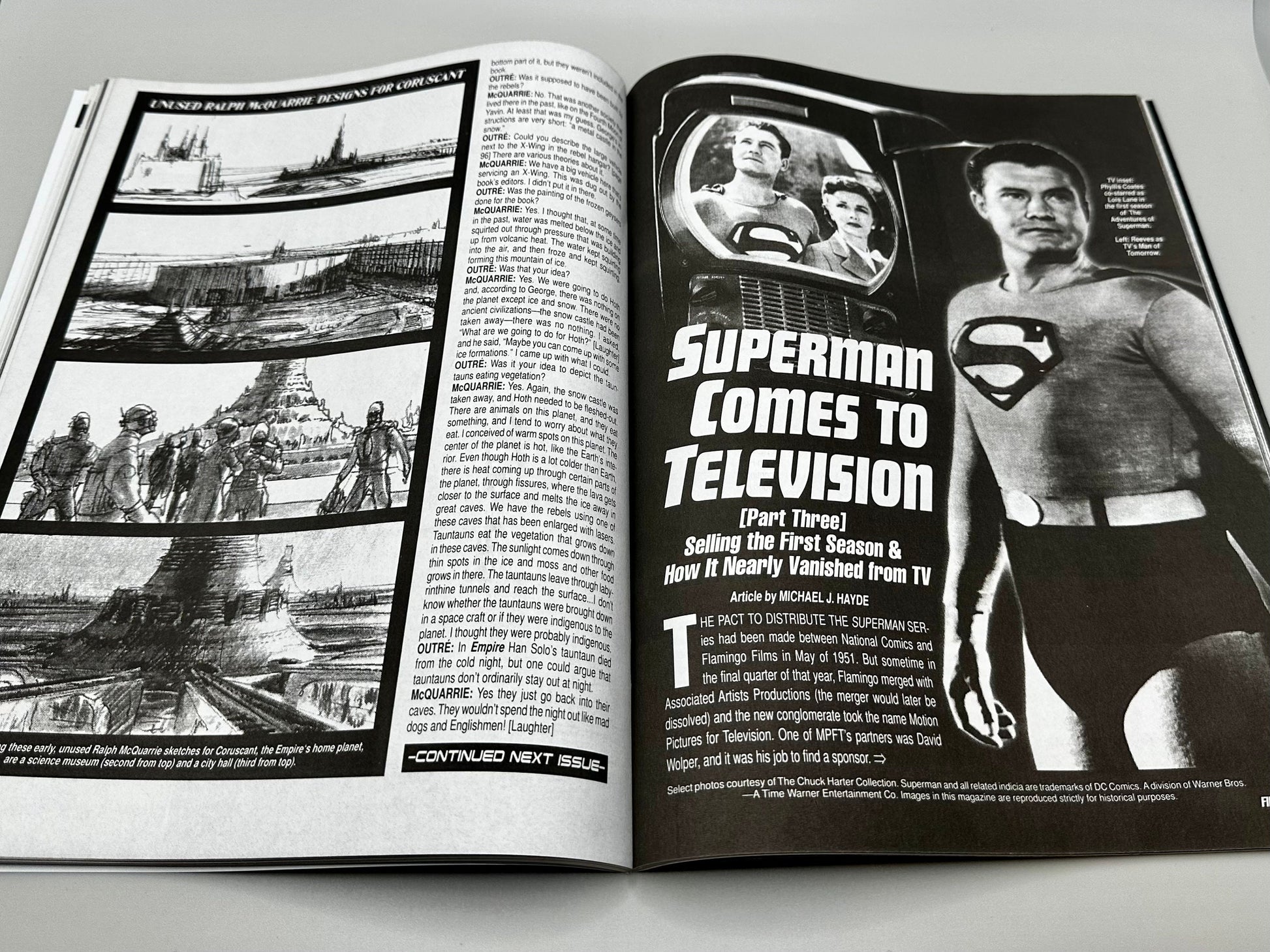 Filmfax Magazine No. 72 Barbara Payton, Lost Moe Howard Interview, Ralph McQuarrie’s Star Wars Rare Unseen Art Magazine