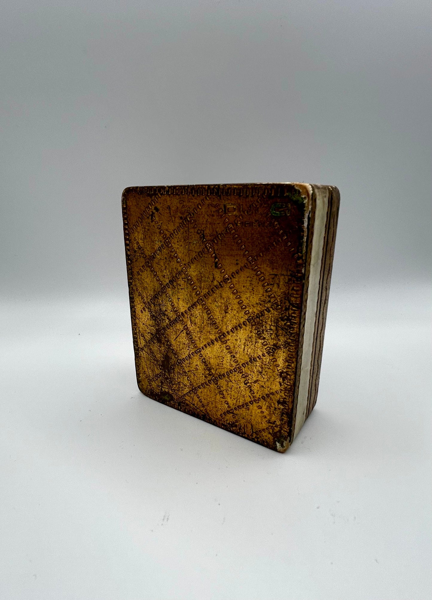 Firenze Italy Hinged Wood Box