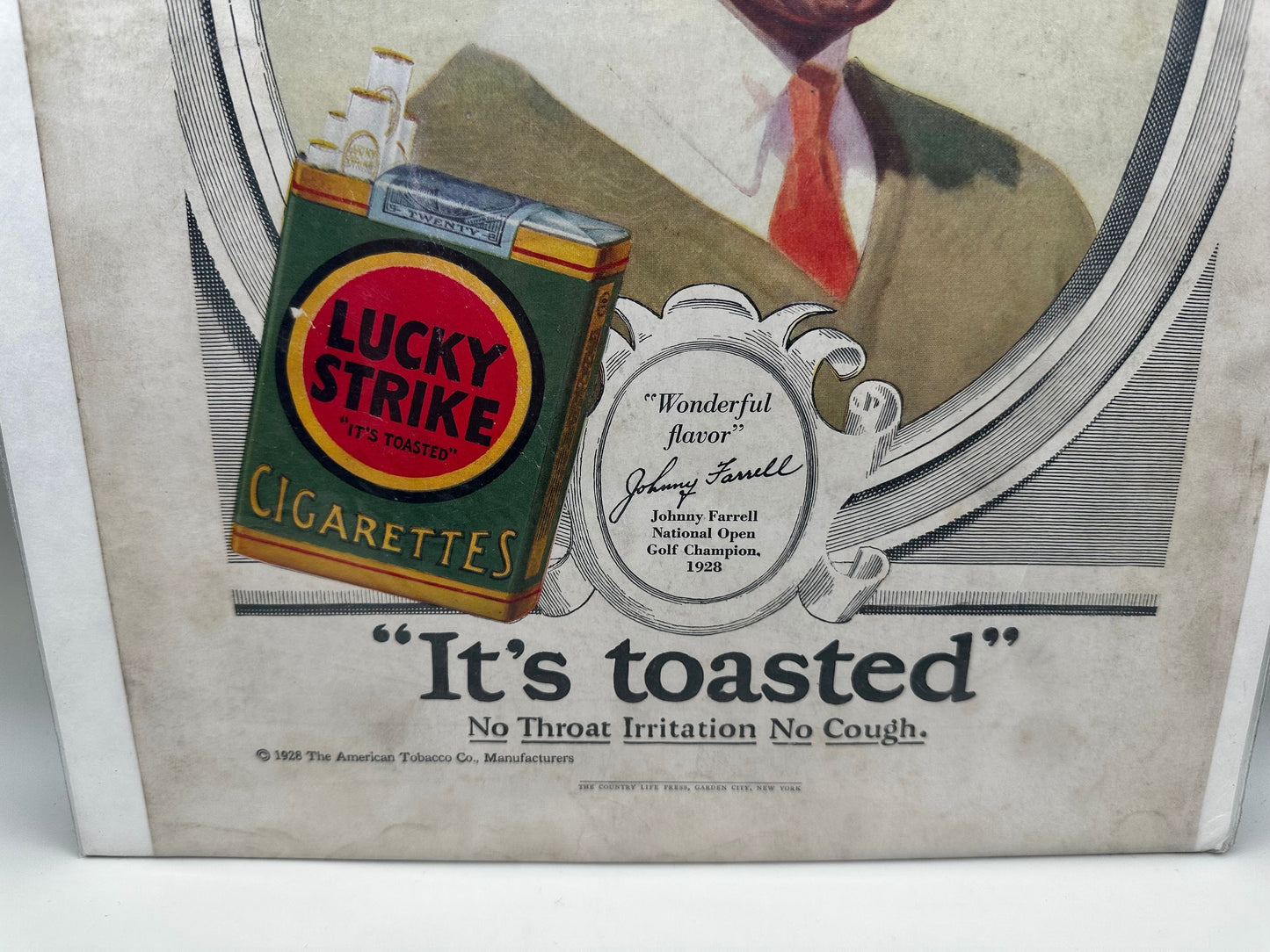 Lucky Strike Cigarettes 1928 Print Ad 10 x 13.5 Wall Art