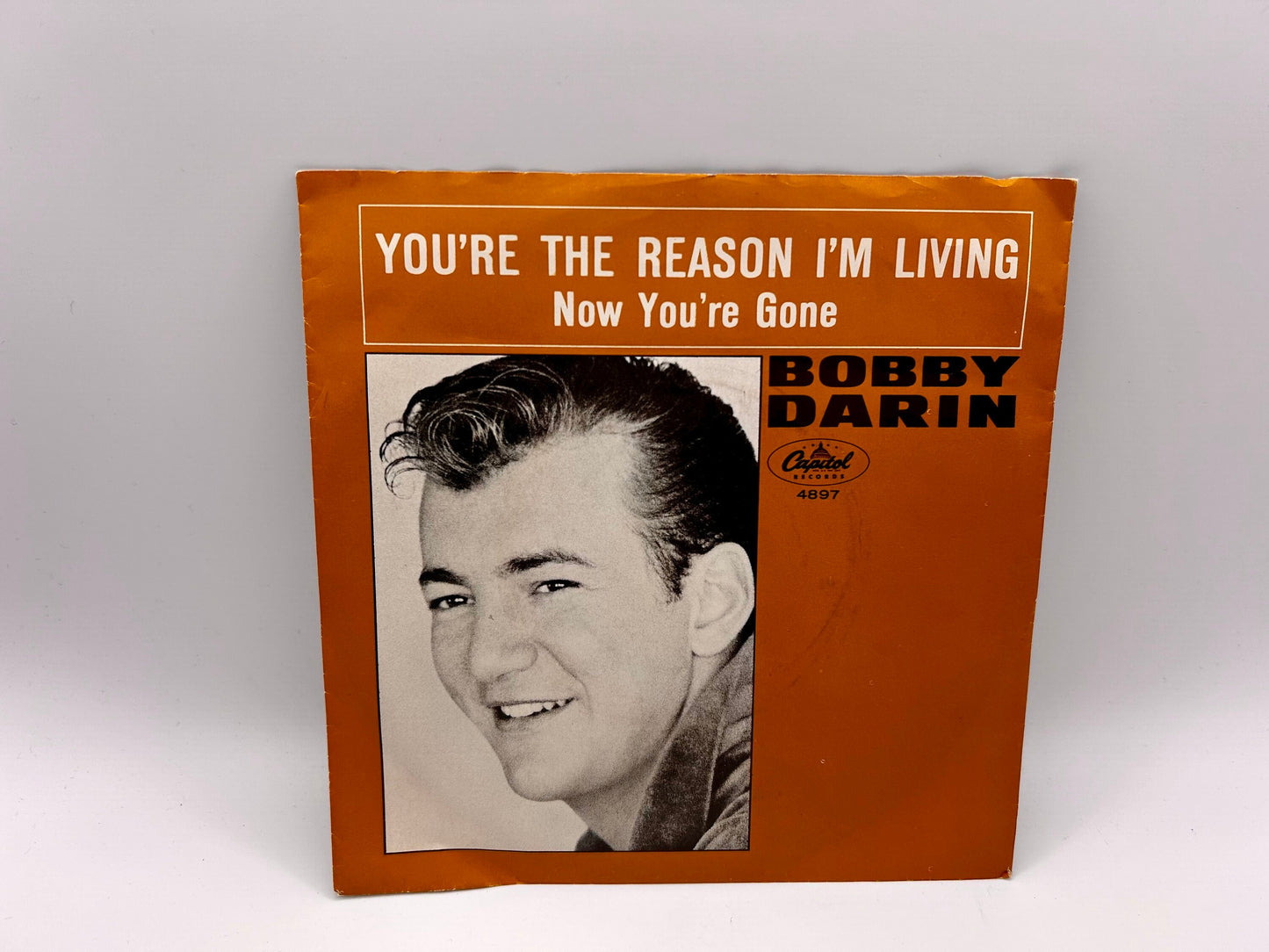 Bobby Darin - You're The Reason I'm Living/Now You’re Gone 1963 45 RPM Vinyl
