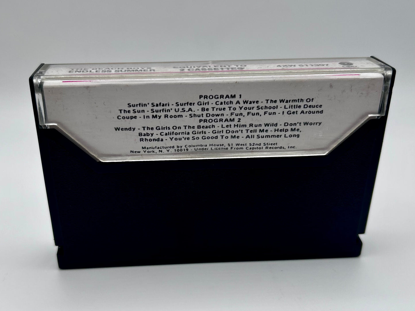 Beach Boys - Endless Summer Cassette Tape 1974 Capitol 4XW-511307 TESTED