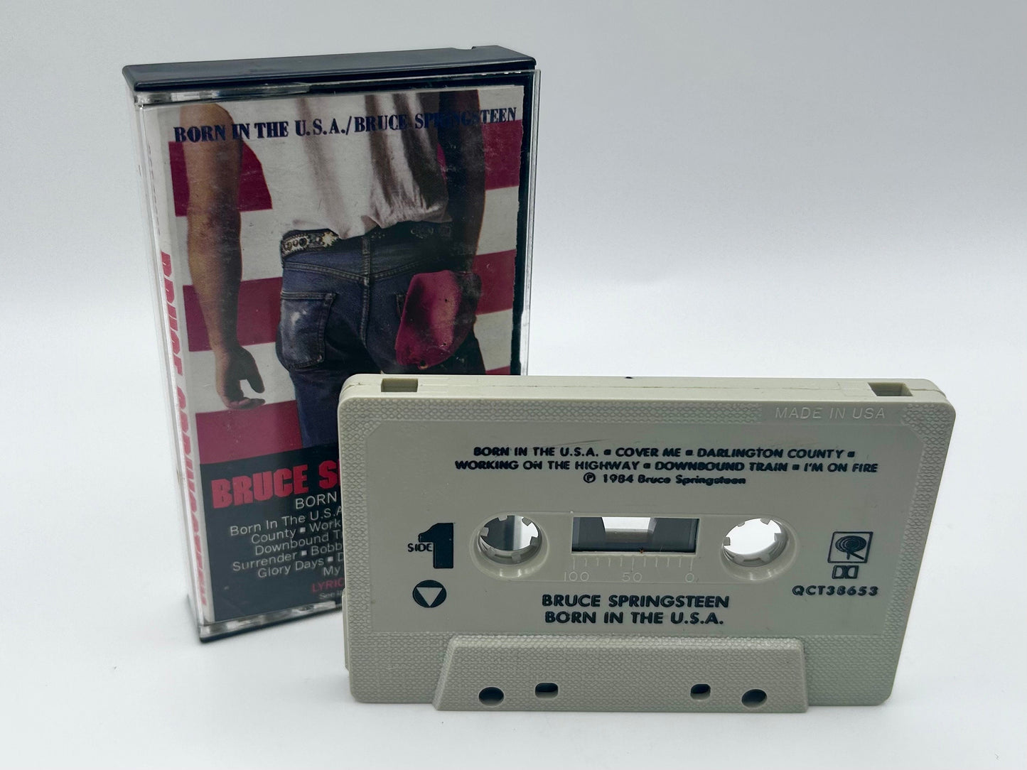 Bruce Springsteen Born in the USA 1984 Cassette Tape TESTED