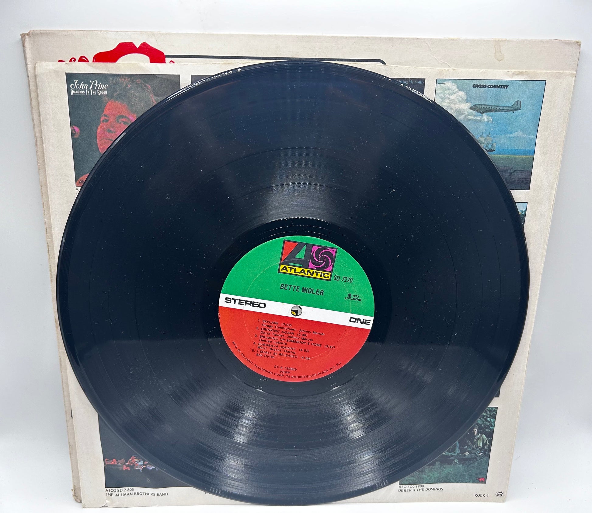 Bette Midler - The Best Of Bette LP Album K50530 Vinyl LP 1973